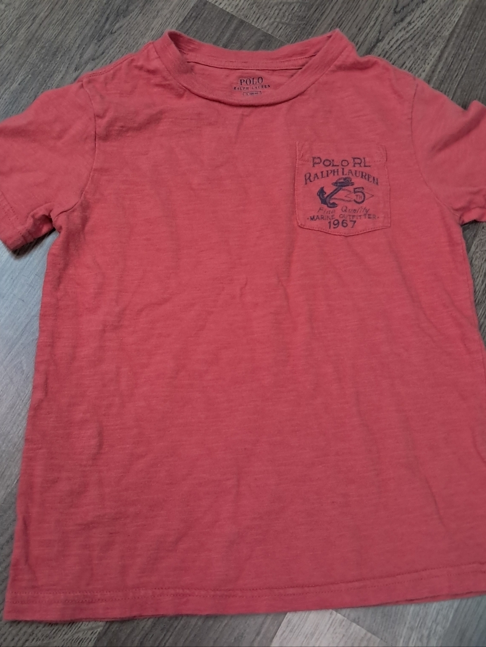 Polo Ralph Lauren Polo Marine Outfitters Boys Size 5 Red/Maroon T Shirt